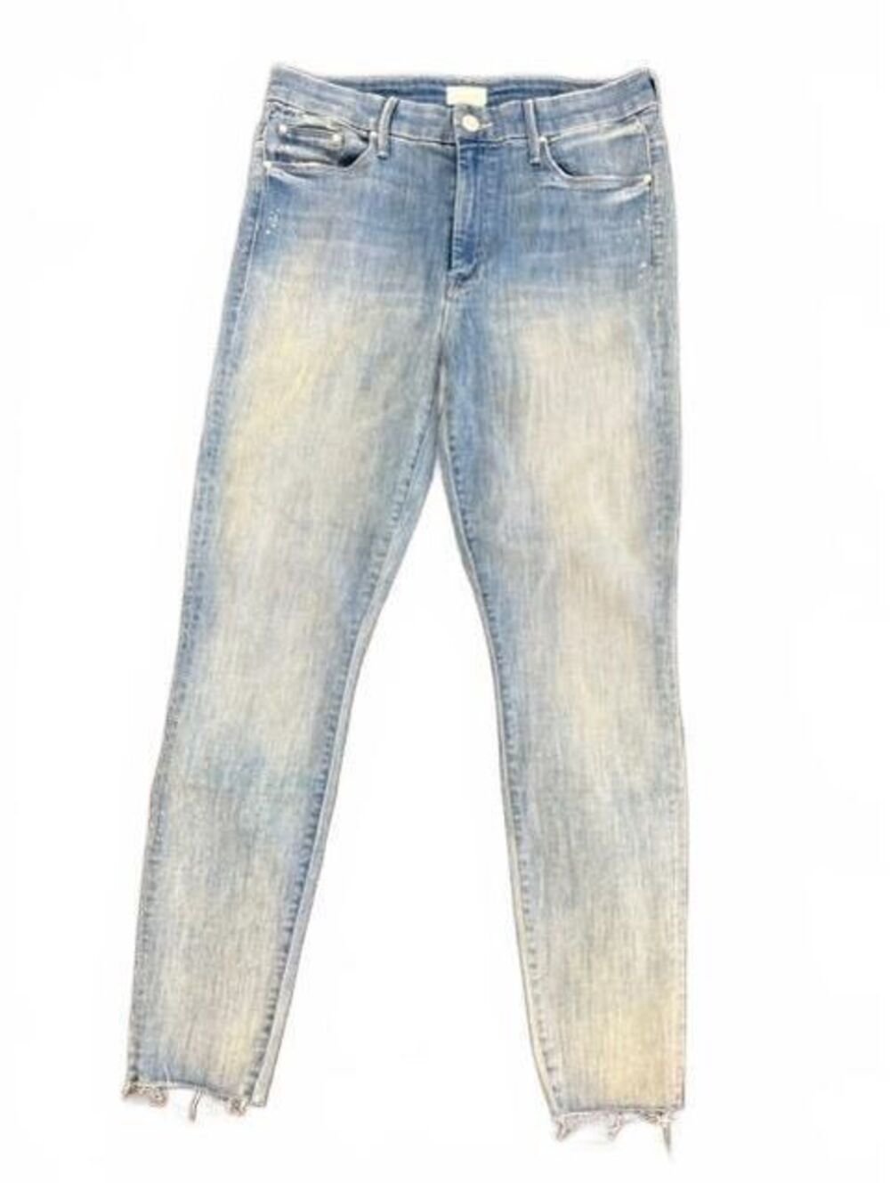 Mother Looker Ankle Fray Jeans Twenty Eight and a Half Wishes 31